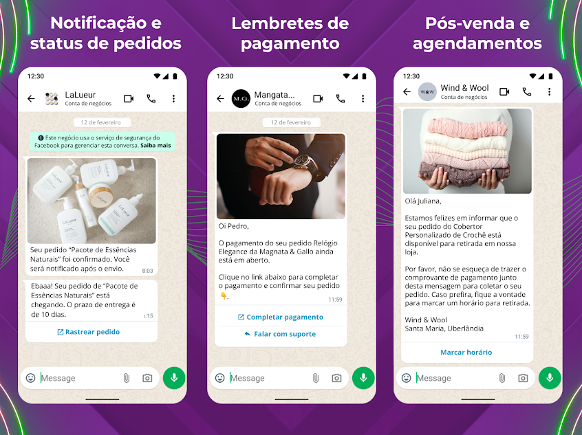 Entenda como maximizar a qualidade da experiênciada sjua marca usando mensagens de utilidade no WhatsApp.