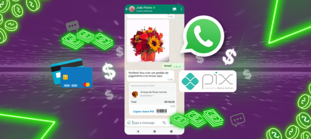 Capa - Pagamentos pelo WhatsApp: Pix, boletos e links para pagamentos disponíveis